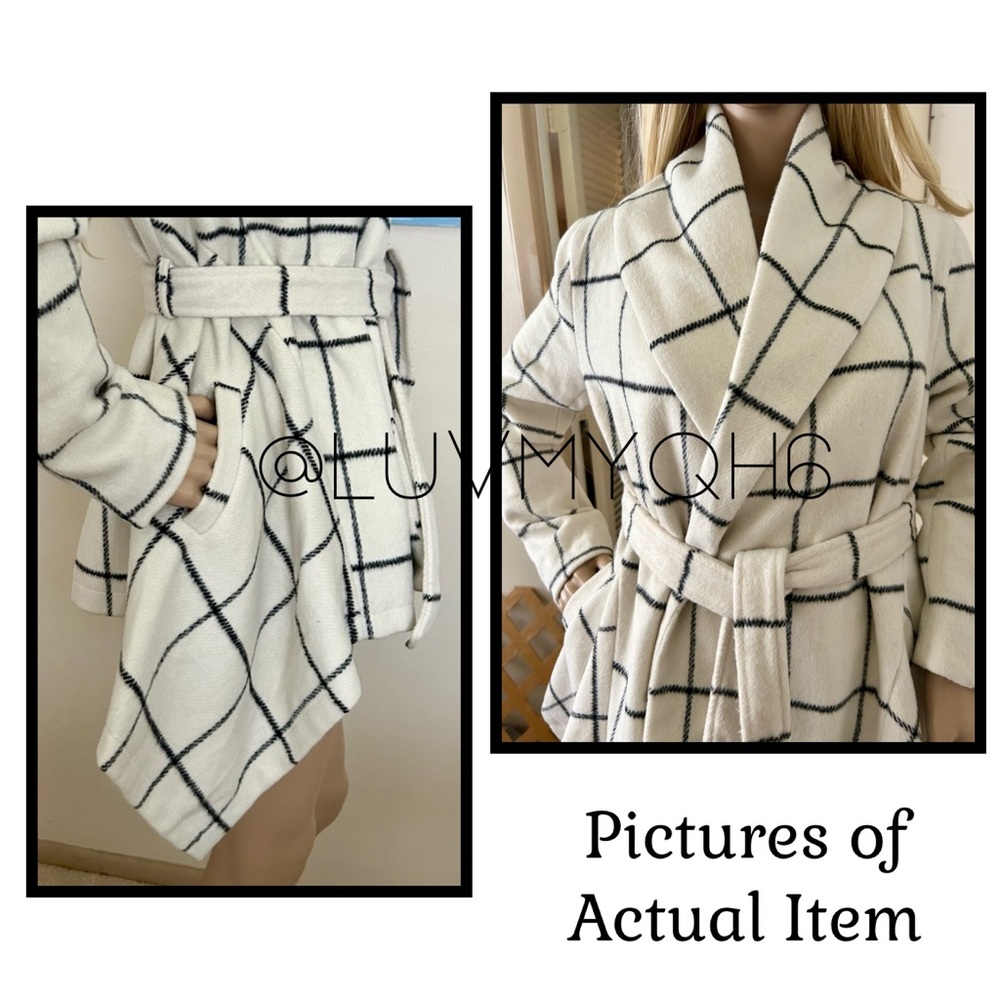 Chicwish Grid Rabato Coat🎉HP🎉 - Picture 3 of 4